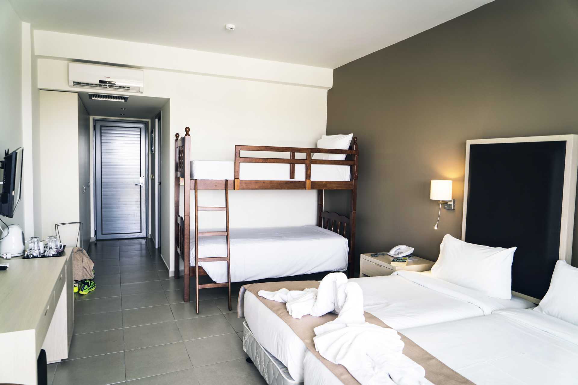 Dubbelrum i sidobyggnad på Levante Beach Resort i Afandou, Rhodos.