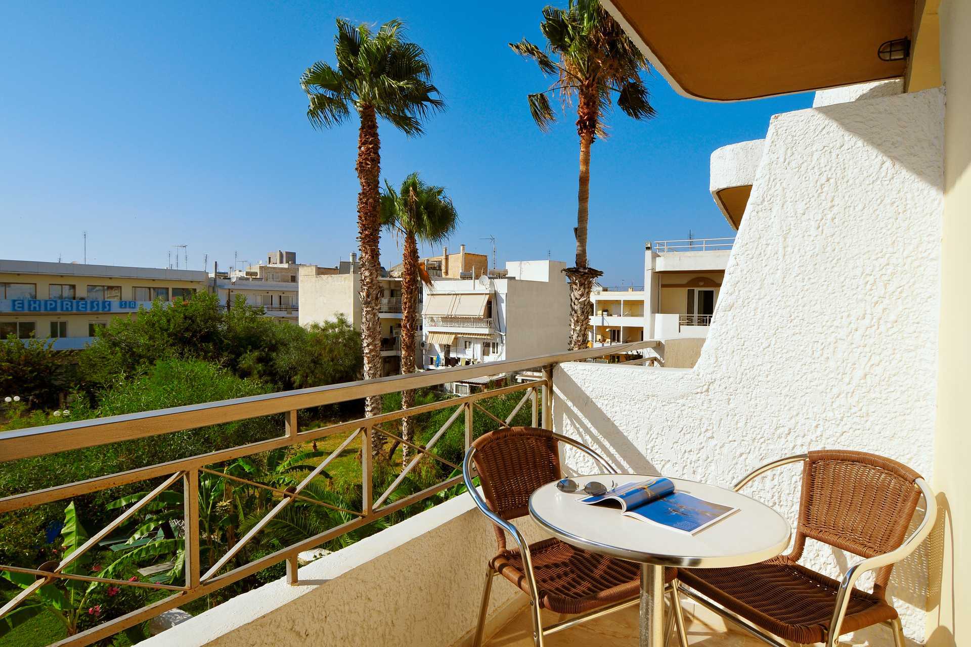 Dubbelrum på hotell Astron i Kos stad, Grekland.