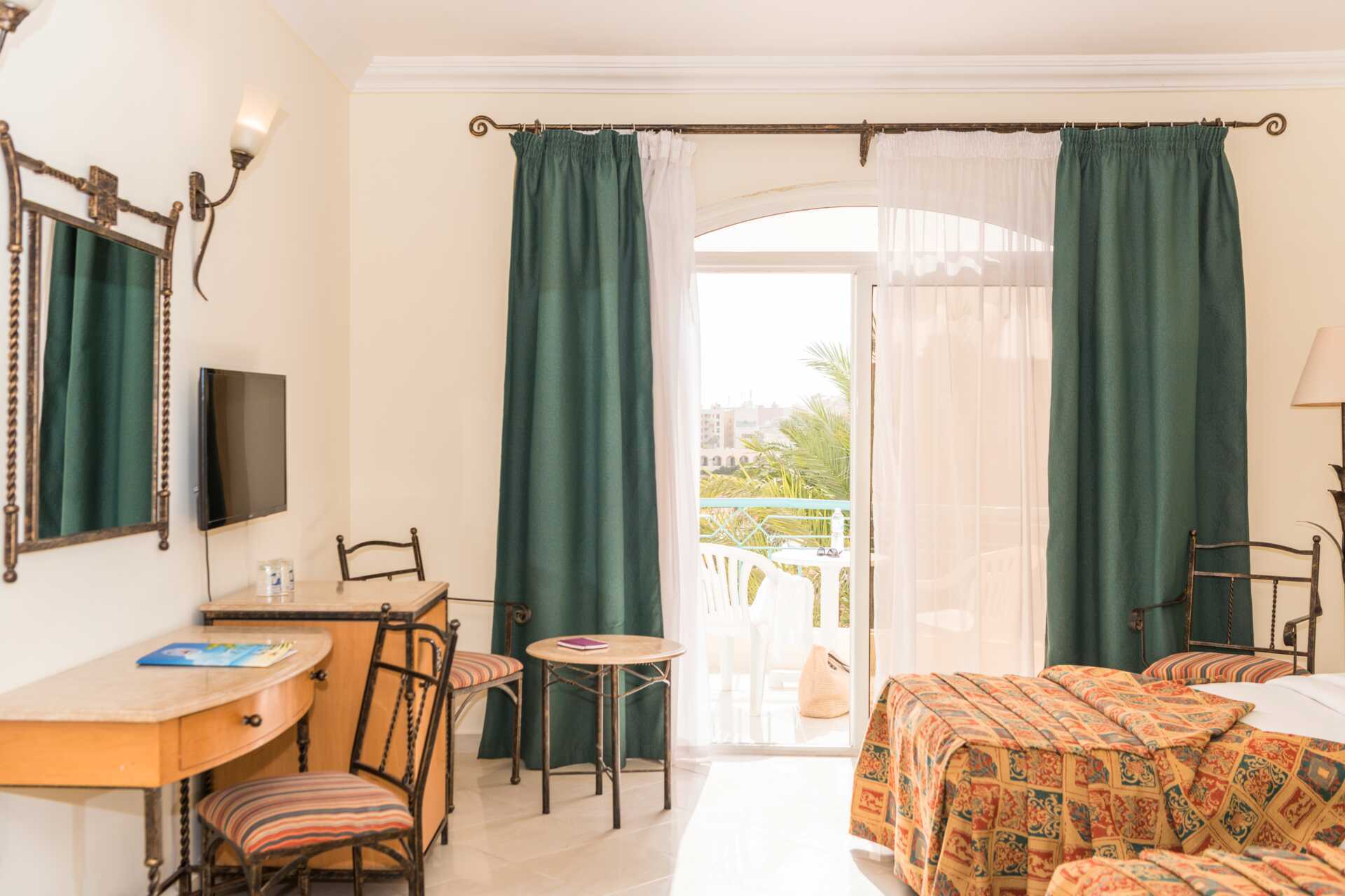 Dubbelrum på hotell Bella Vista i Hurghada, Egypten.