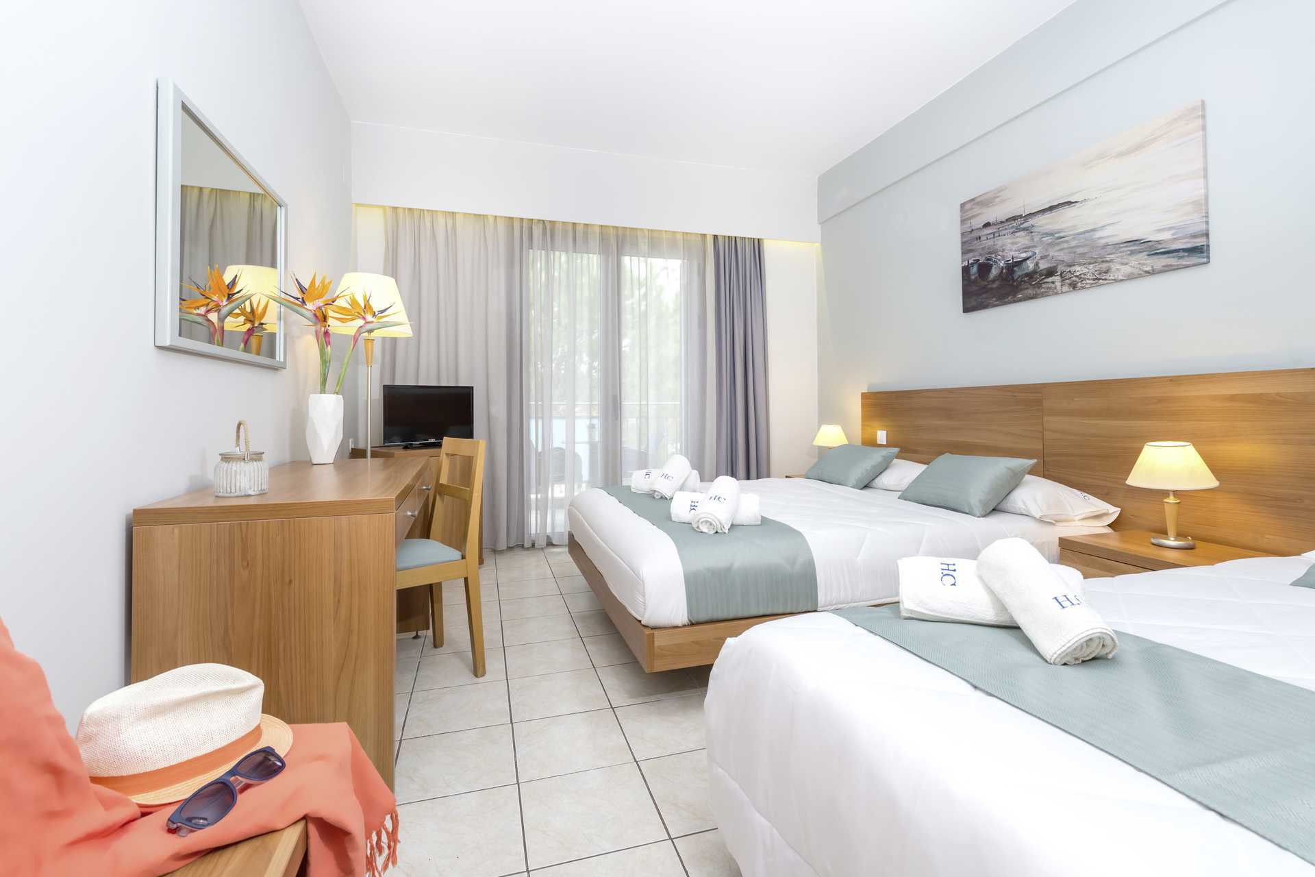 Dubbelrum på hotell Contessa på Zakynthos.