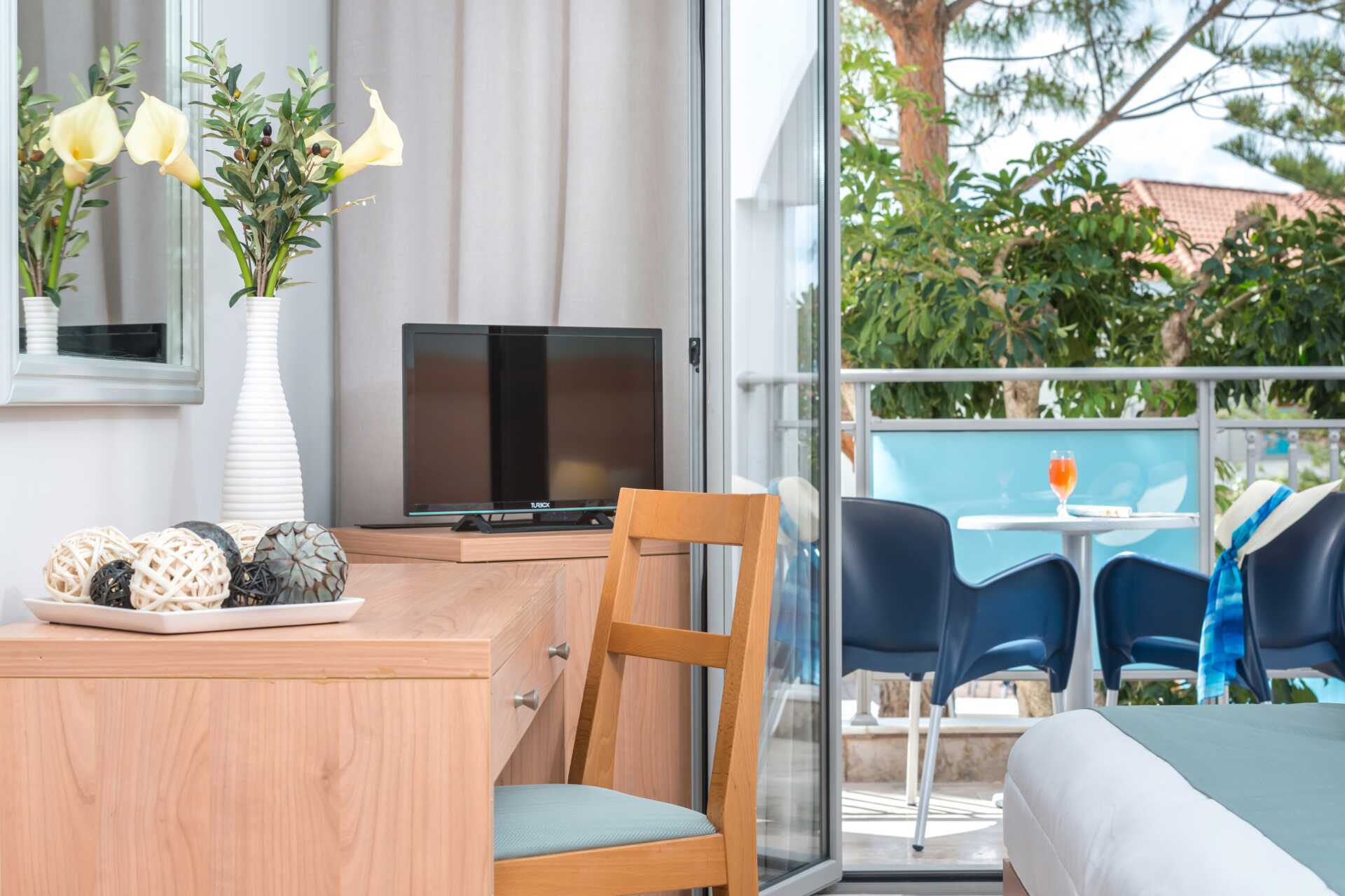 Dubbelrum på hotell Contessa på Zakynthos.