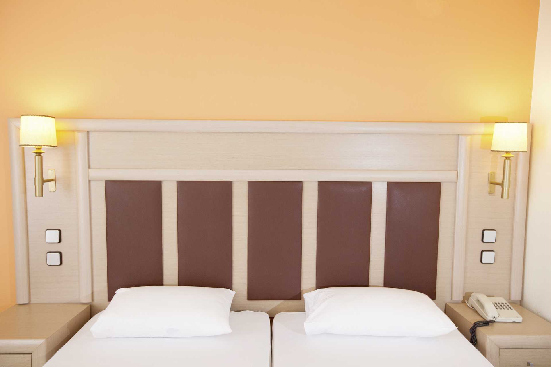 Dubbelrum på hotell Kanali i Kanali, Grekland.