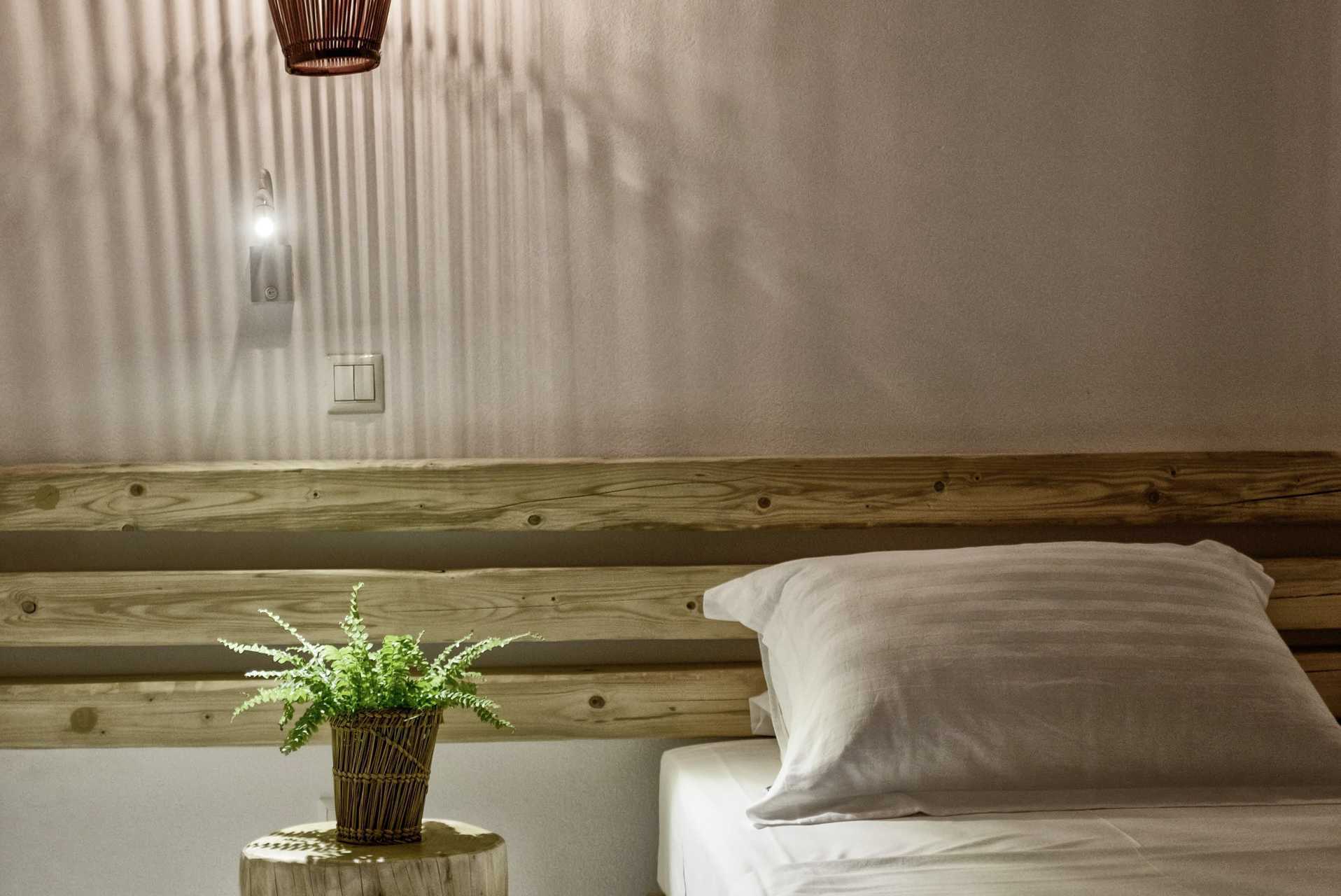 Dubbelrum på hotell Orkos Beach, Naxos.