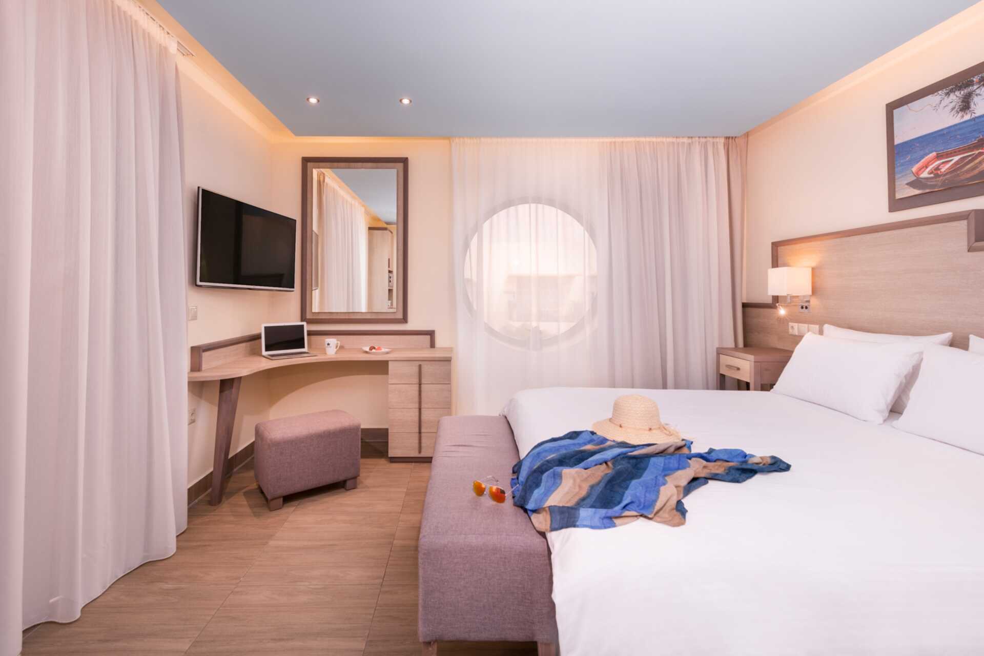 Dubbelrum på hotell Star Beach Village & Waterpark i Hersonissos på Kreta.