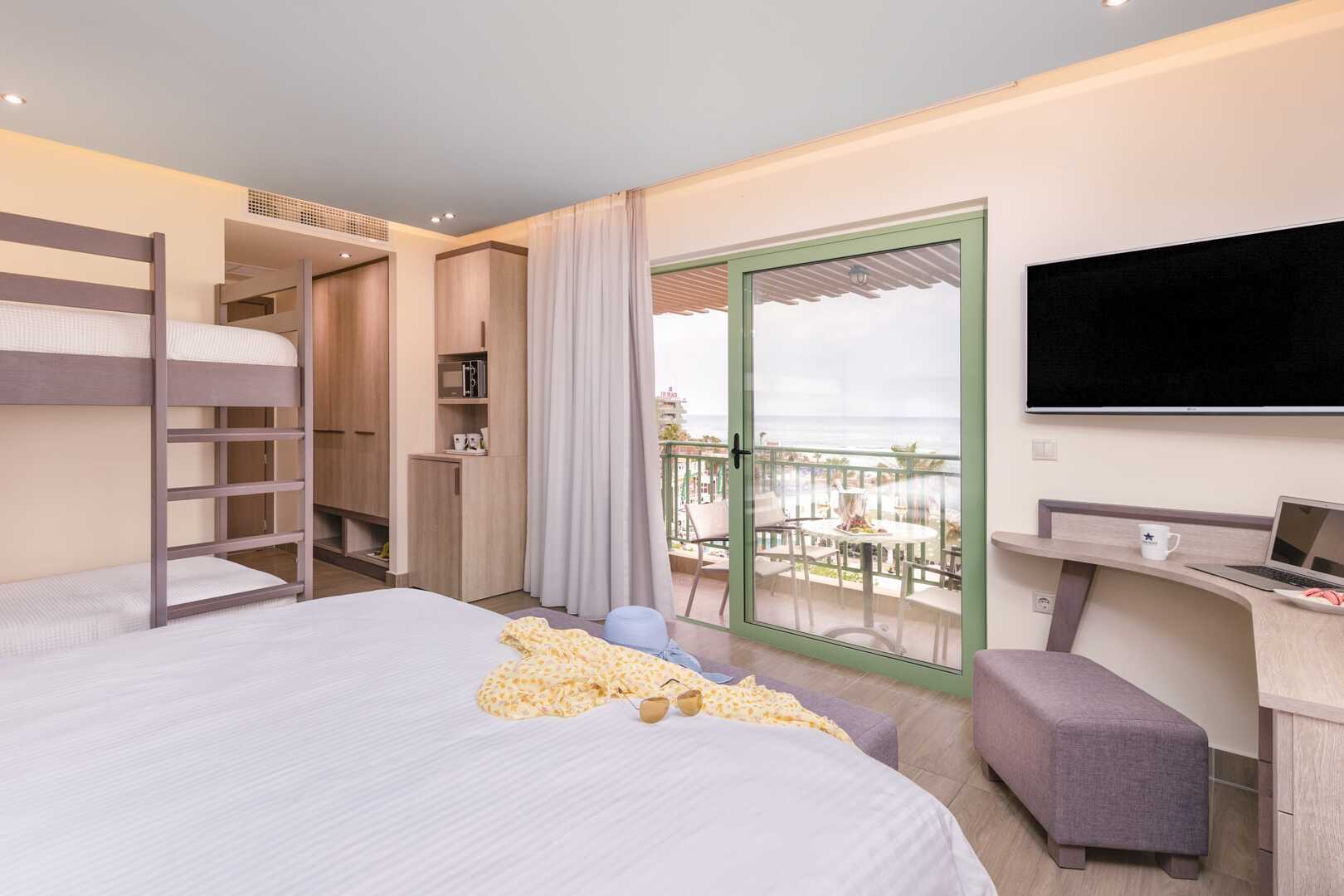 Dubbelrum på hotell Star Beach Village & Waterpark i Hersonissos på Kreta.