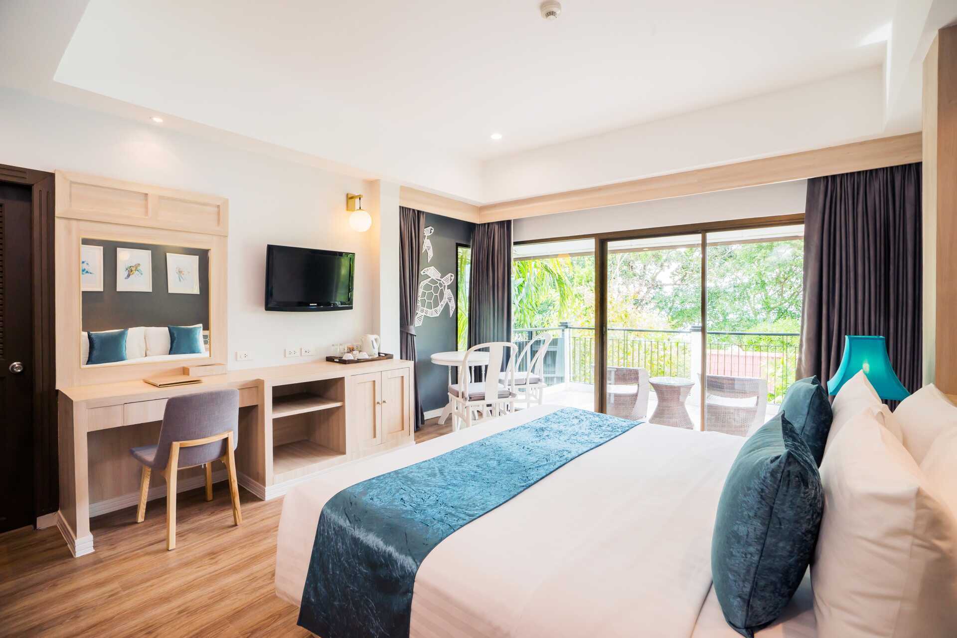 Dubbelrum på Khaolak Emerald Beach Resort i Khao Lak.