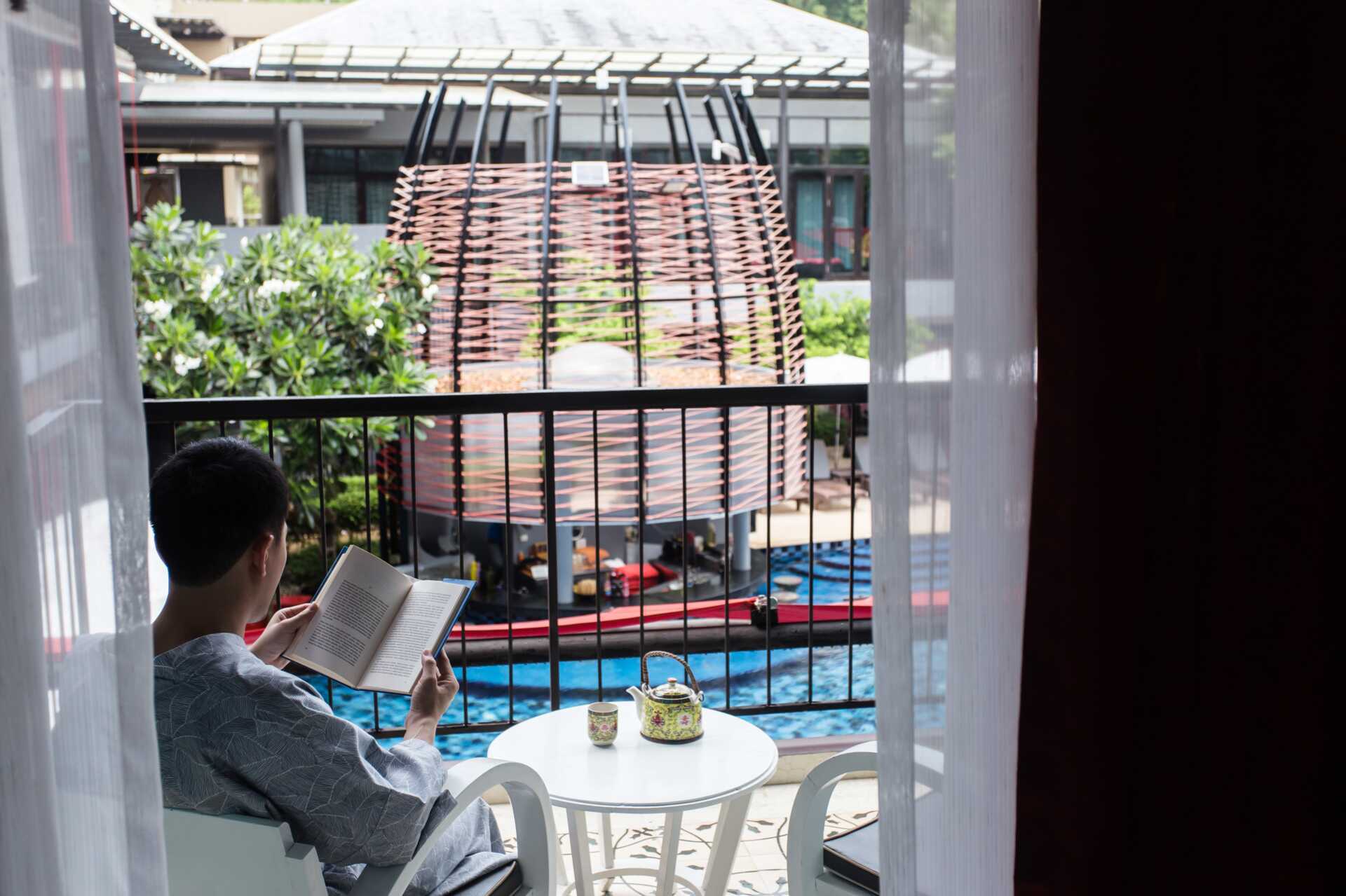 Dubbelrum på Red Ginger Chic Resort på Krabi, Thailand.