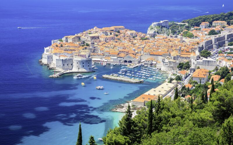 Dubrovnik - staden bakom murarna