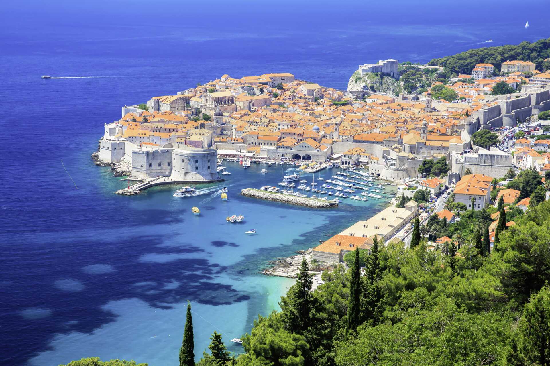 Dubrovnik - staden bakom murarna