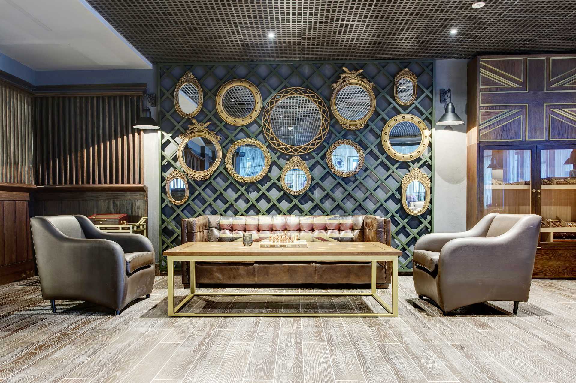 Whiskylounge på Dukes The Palm, a Royal Hideaway Hotel på Dubai Palm Jumeirah, Förenade Arabemiraten.