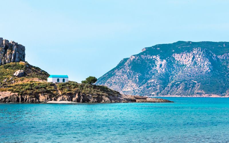 Egeiska havet och Nissyros