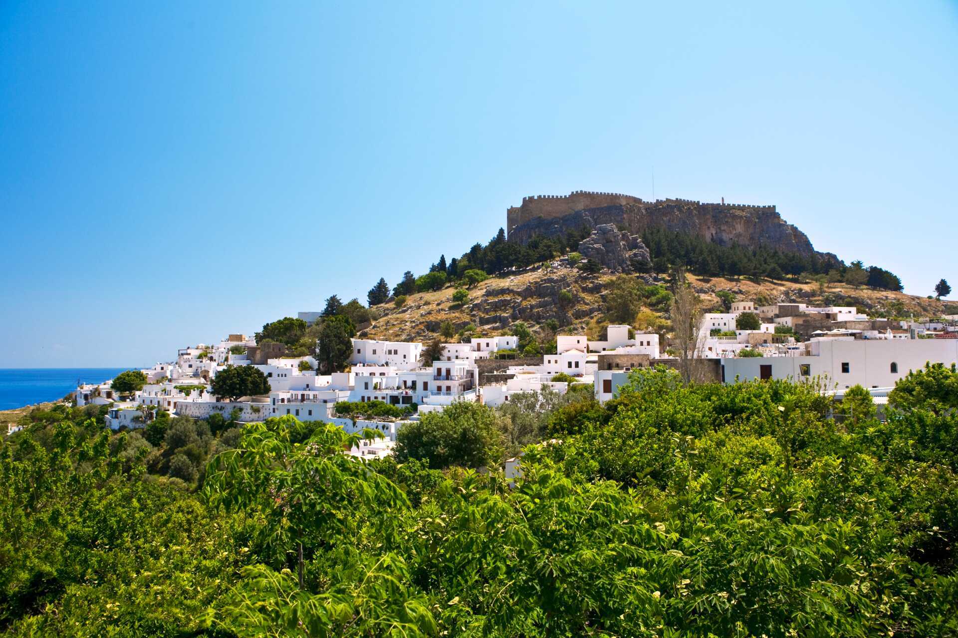 En kväll i Lindos