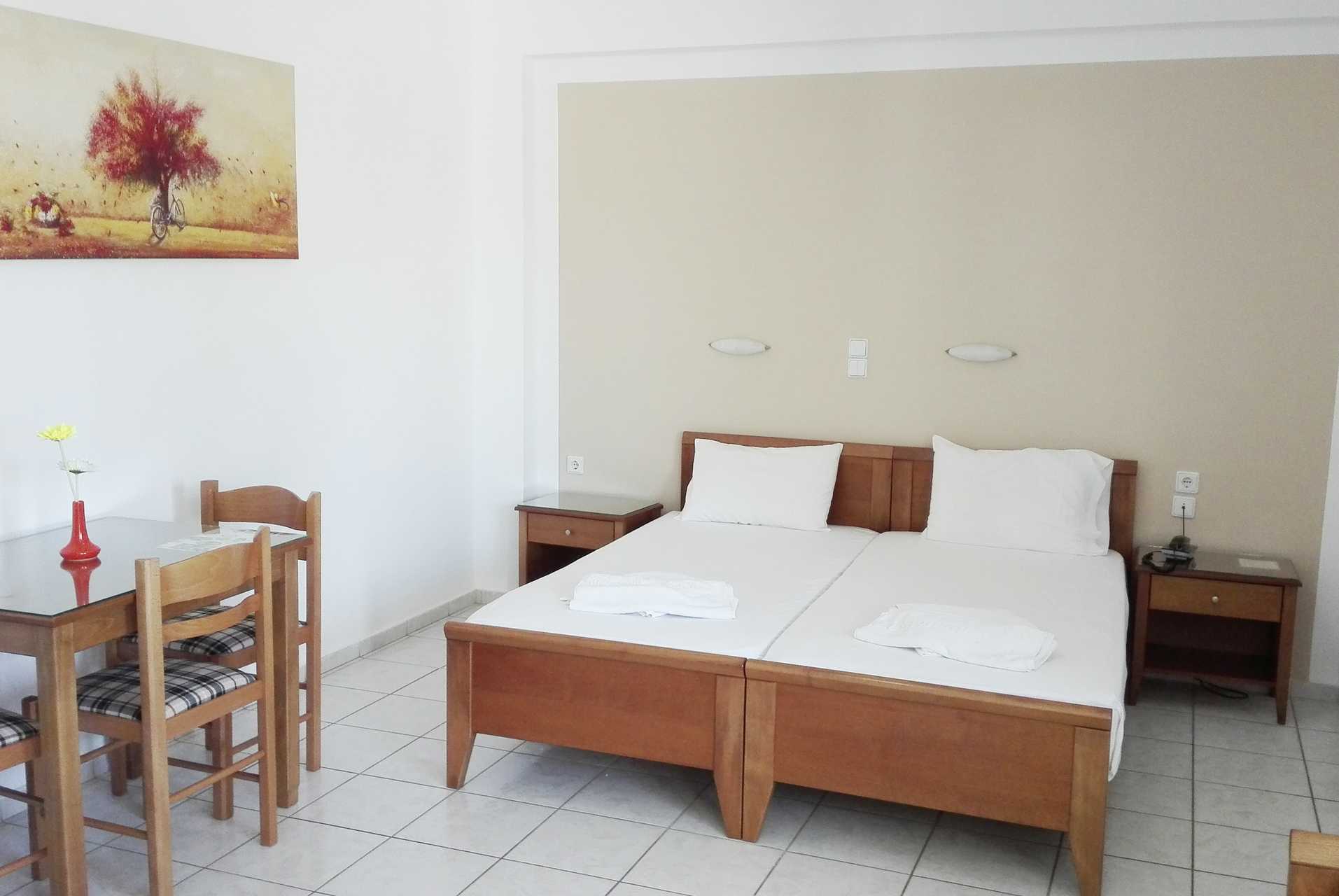 Enrumslägenhet på Anthimos i Platanias på Kreta, Grekland.