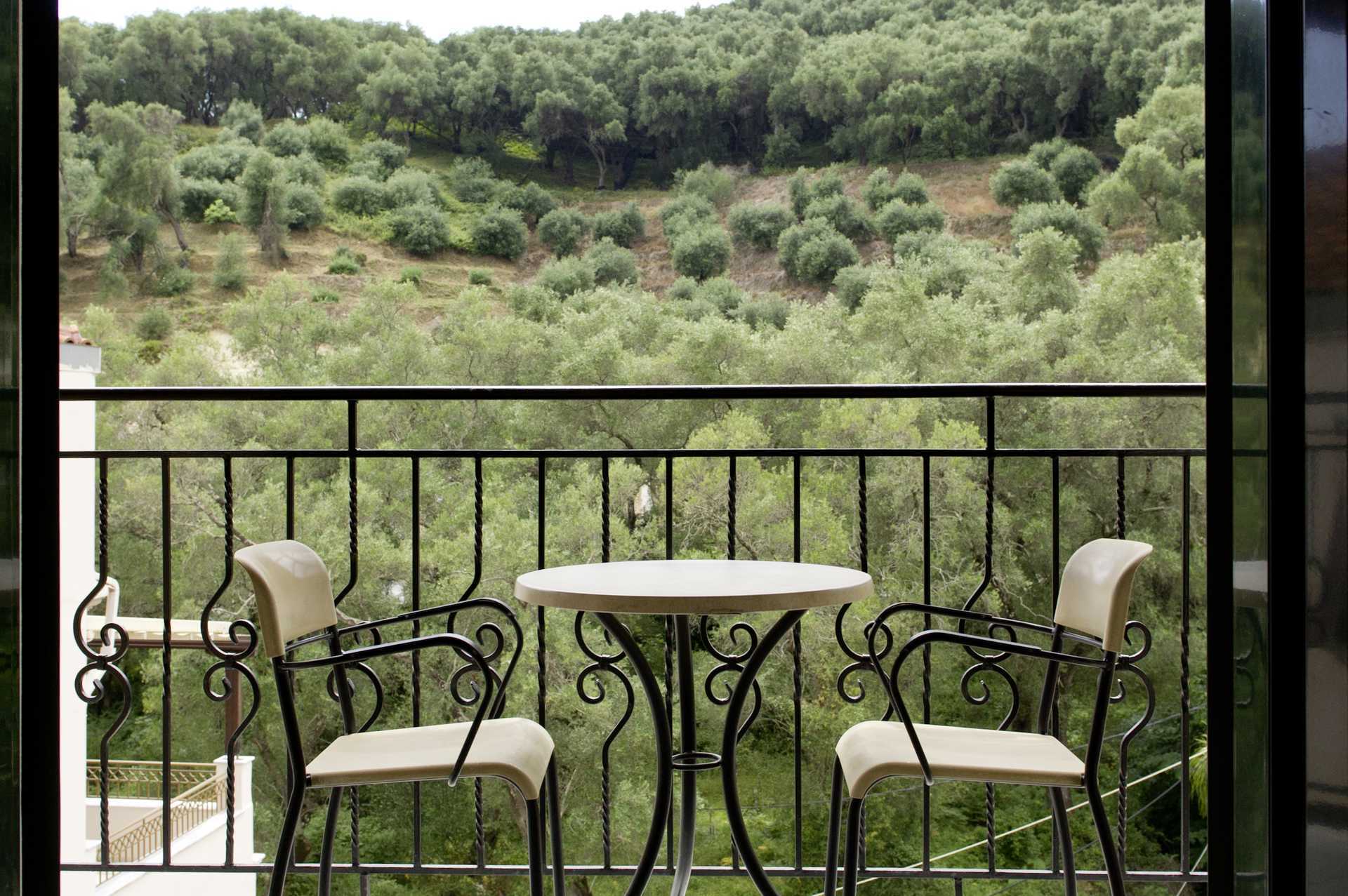 Enrumslägenhet på hotell Margarita i Parga, Grekland.