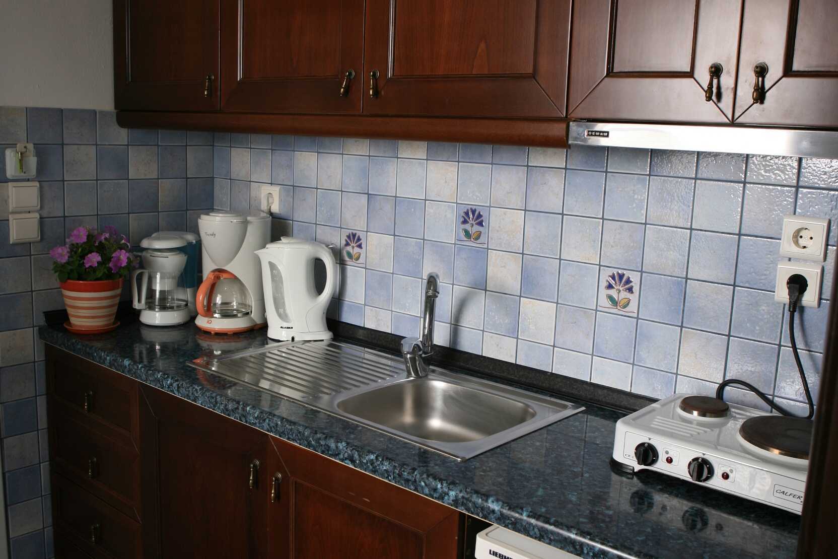 Enrumslägenhet superior på hotell Byzantion i Parga, Grekland.