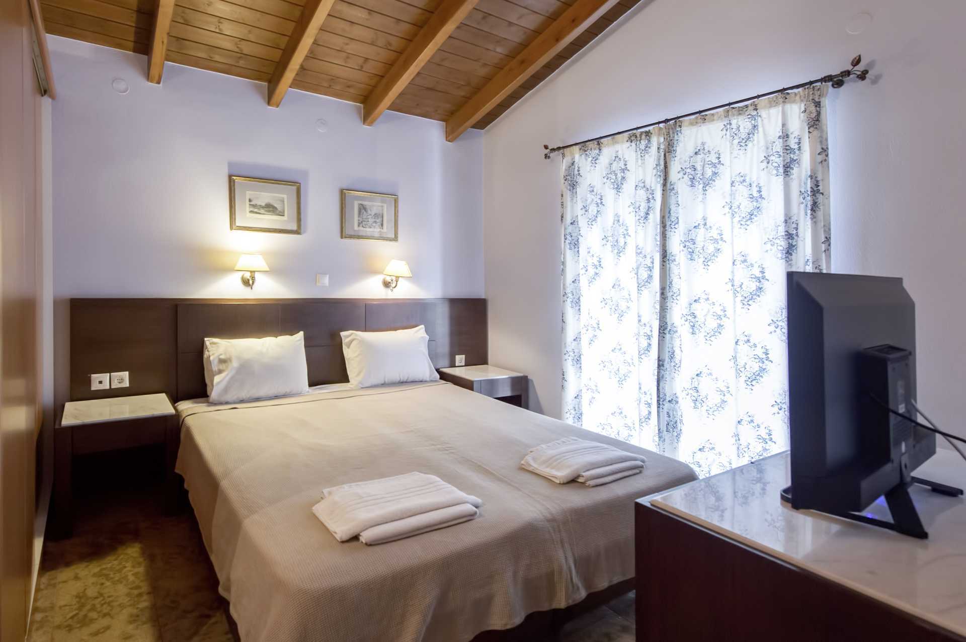 Enrumslägenheter på hotell Villa Vasso i Parga, Grekland.