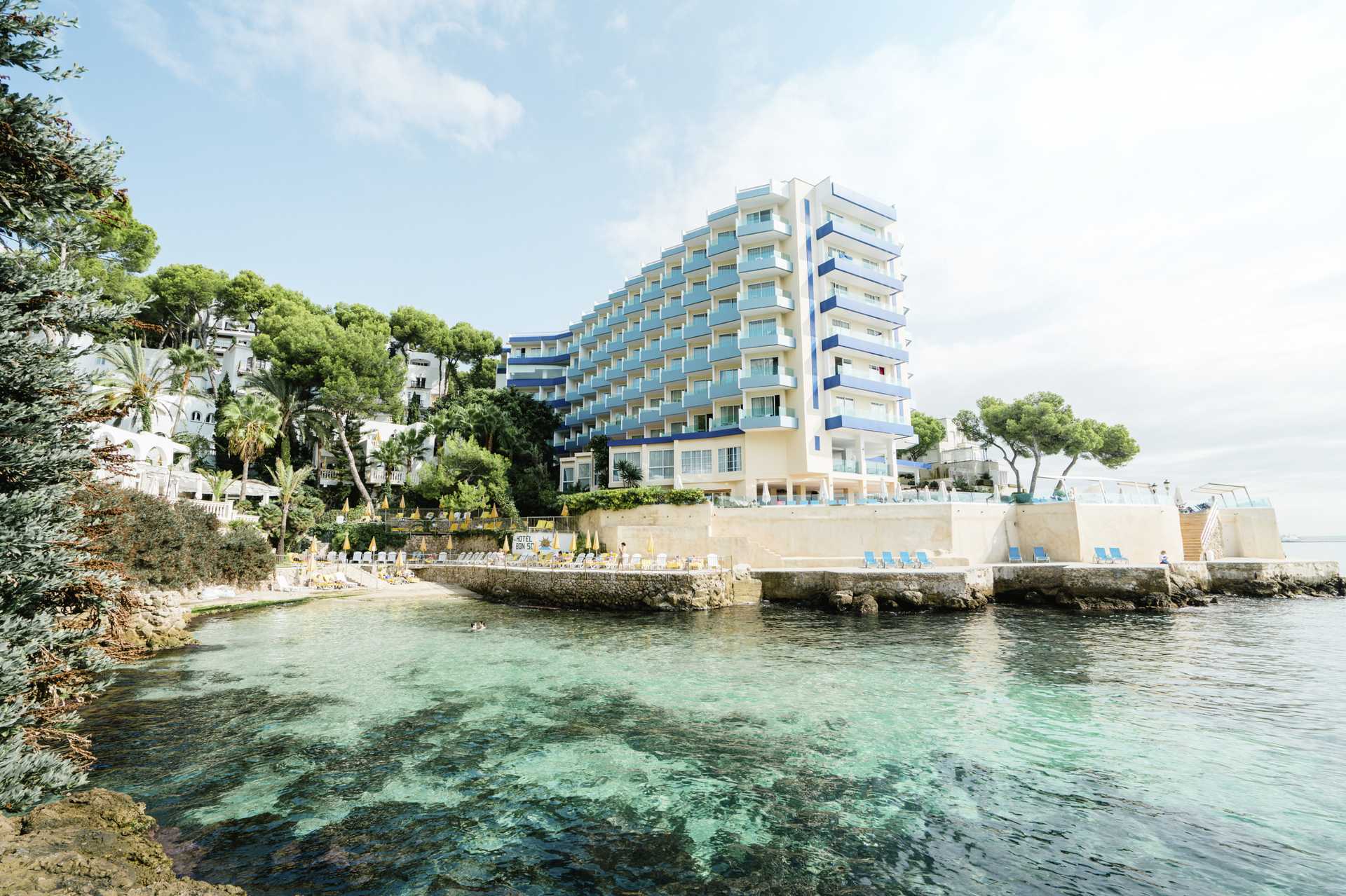 Europe Playa Marina i Illetas på Mallorca.