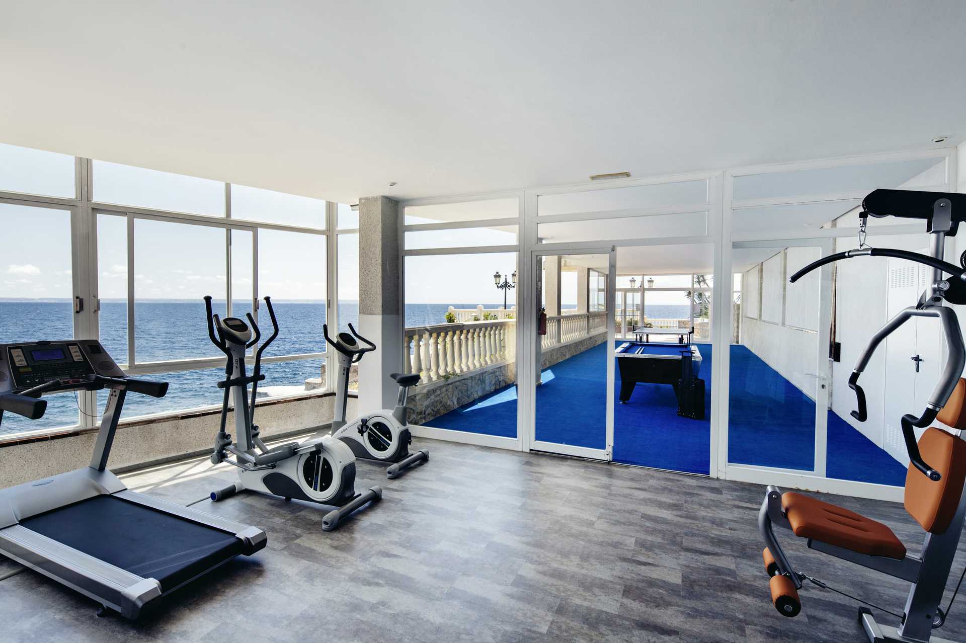 Gym på Europe Playa Marina i Illetas på Mallorca.
