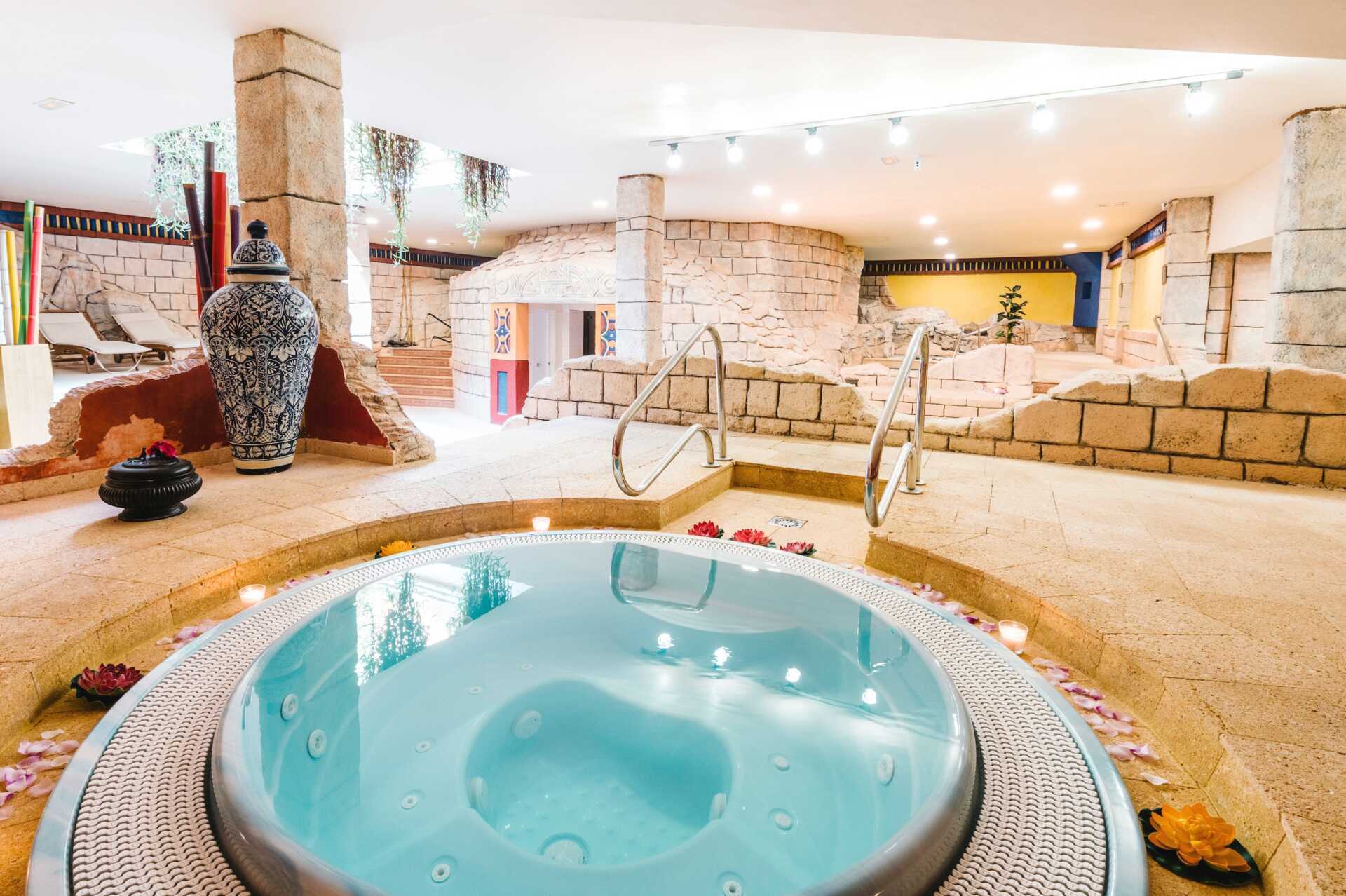 Spa på hotell Villa Cortés i Playa de las Americas, Teneriffa.