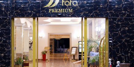 Hotell Fafa Premium vid Durres riviera i Albanien.