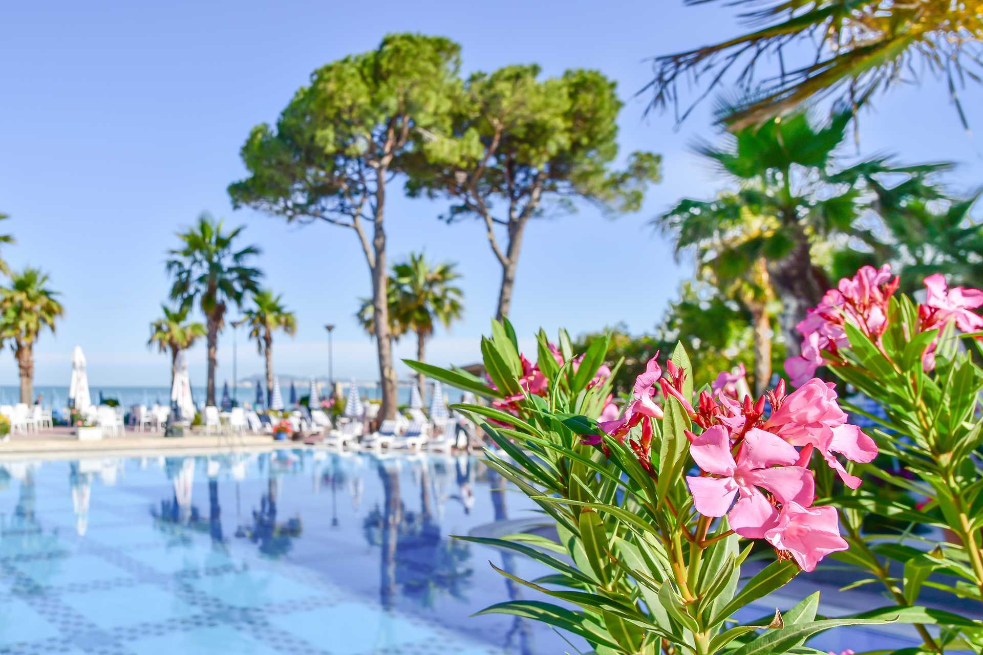 Hotell Fafa Premium vid Durres riviera i Albanien.