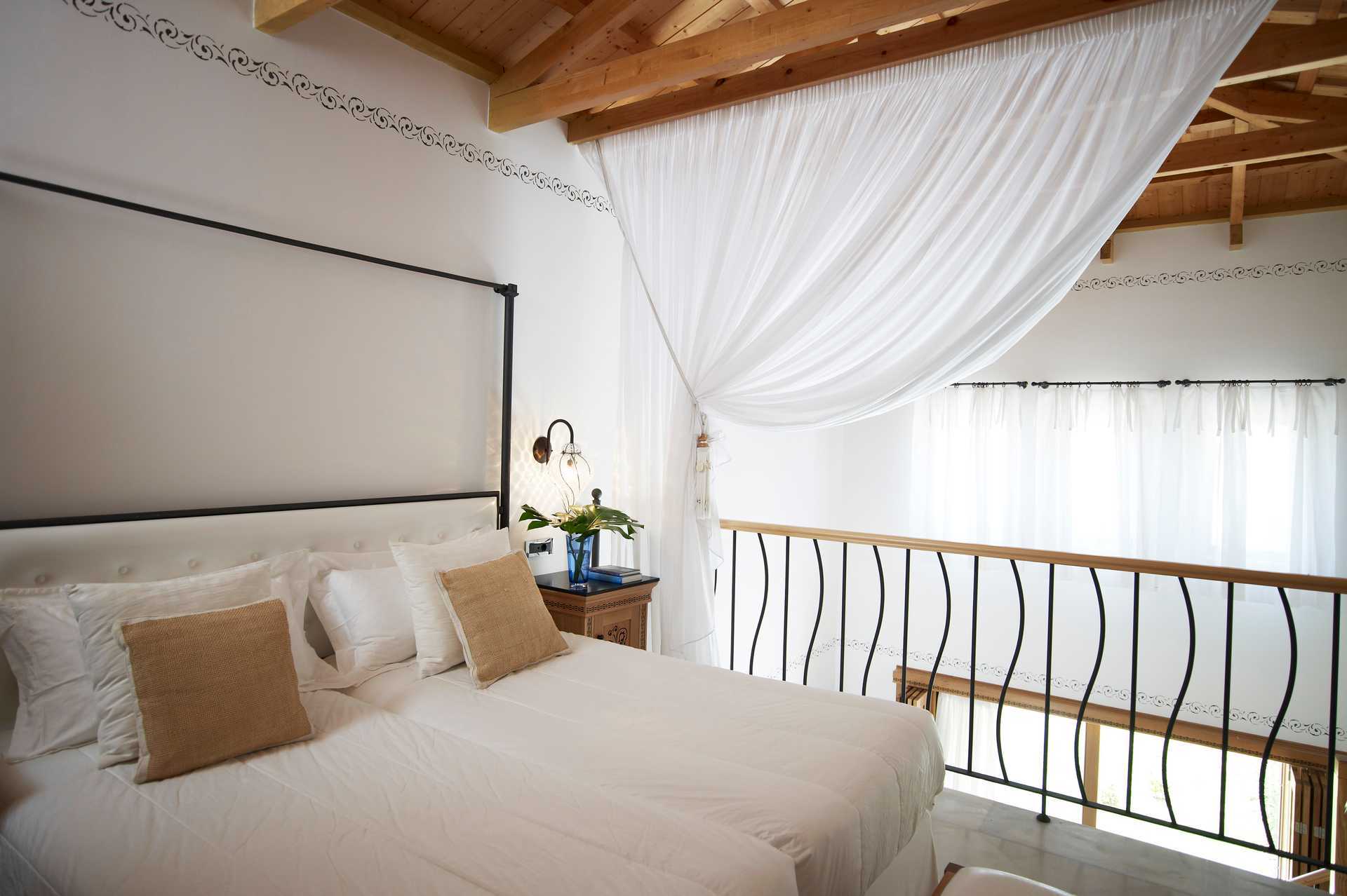 Familjerum i etage på hotell Mitsis Blue Domes Resort & Spa i Kardamena på Kos, Grekland.