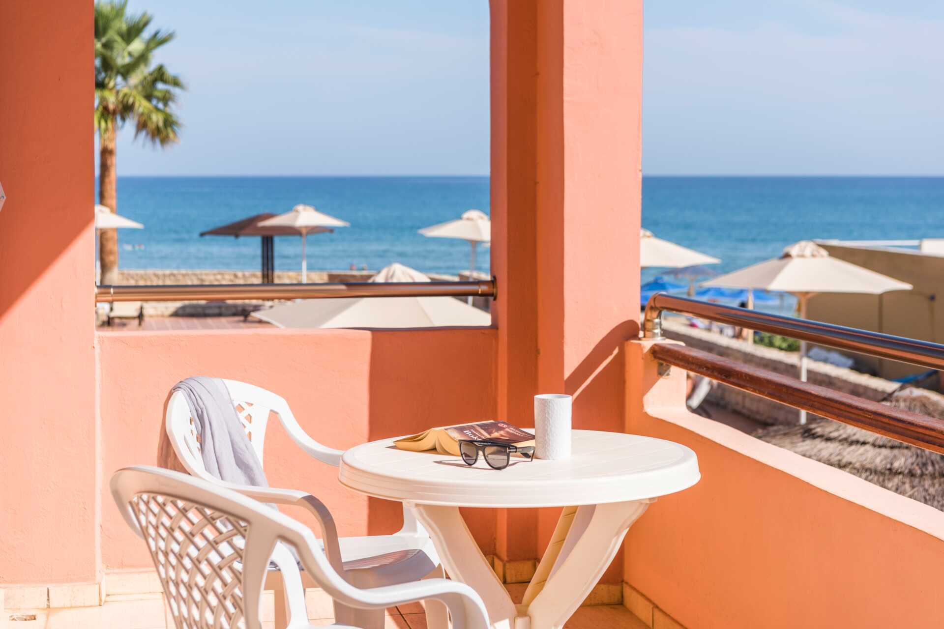 Familjerum på hotell Aquamar på Kreta, Grekland.