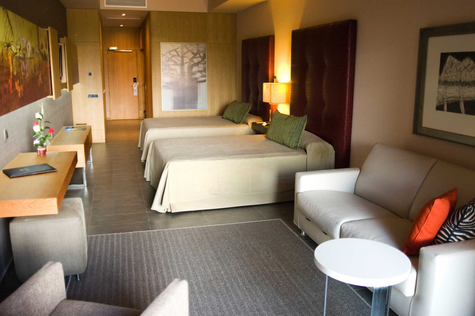 Familjerum på Lopesan Baobab Resort i Meloneras, Gran Canaria.