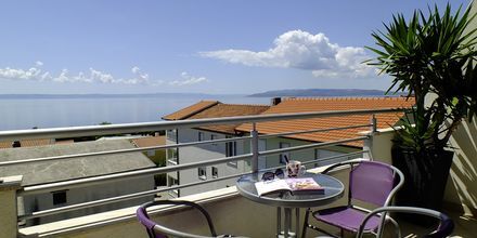 Utsikt från hotell Fani i Makarska, Kroatien.