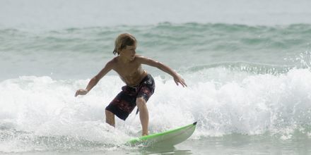 Surfning i Daytona i Florida, USA.
