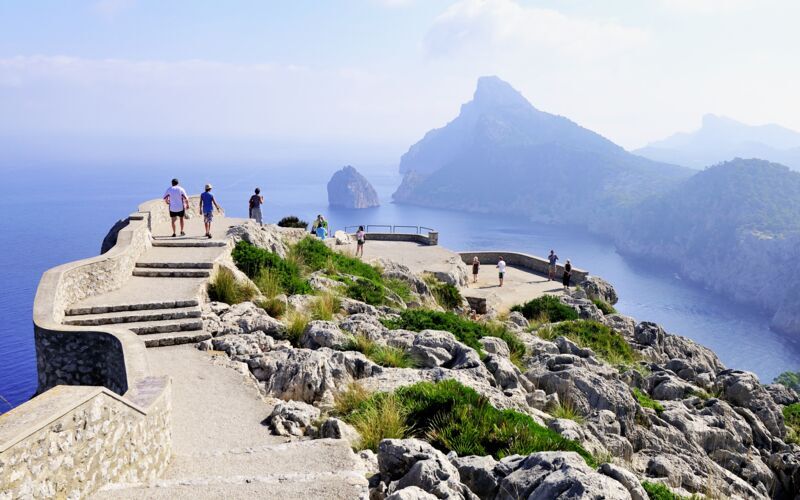 Marknad i Alcudia och Formentorhalvön