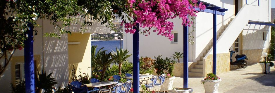 Hotell Gianna på Leros, Grekland.