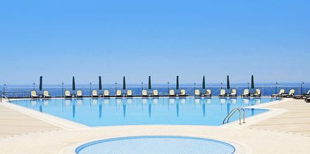 Poolområde på hotell Goldcity Holiday Resort i Alanya, Turkiet.