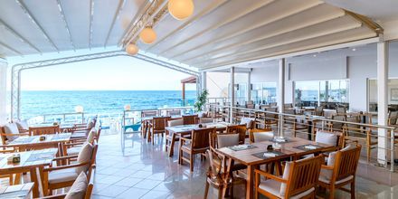 Restaurang, hotell Golden Beach i Hersonissos på Kreta.