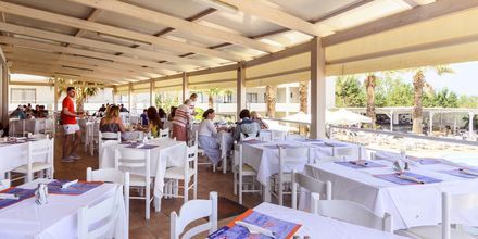 Restaurang på hotell Gouves Bay i Gouves, Kreta.
