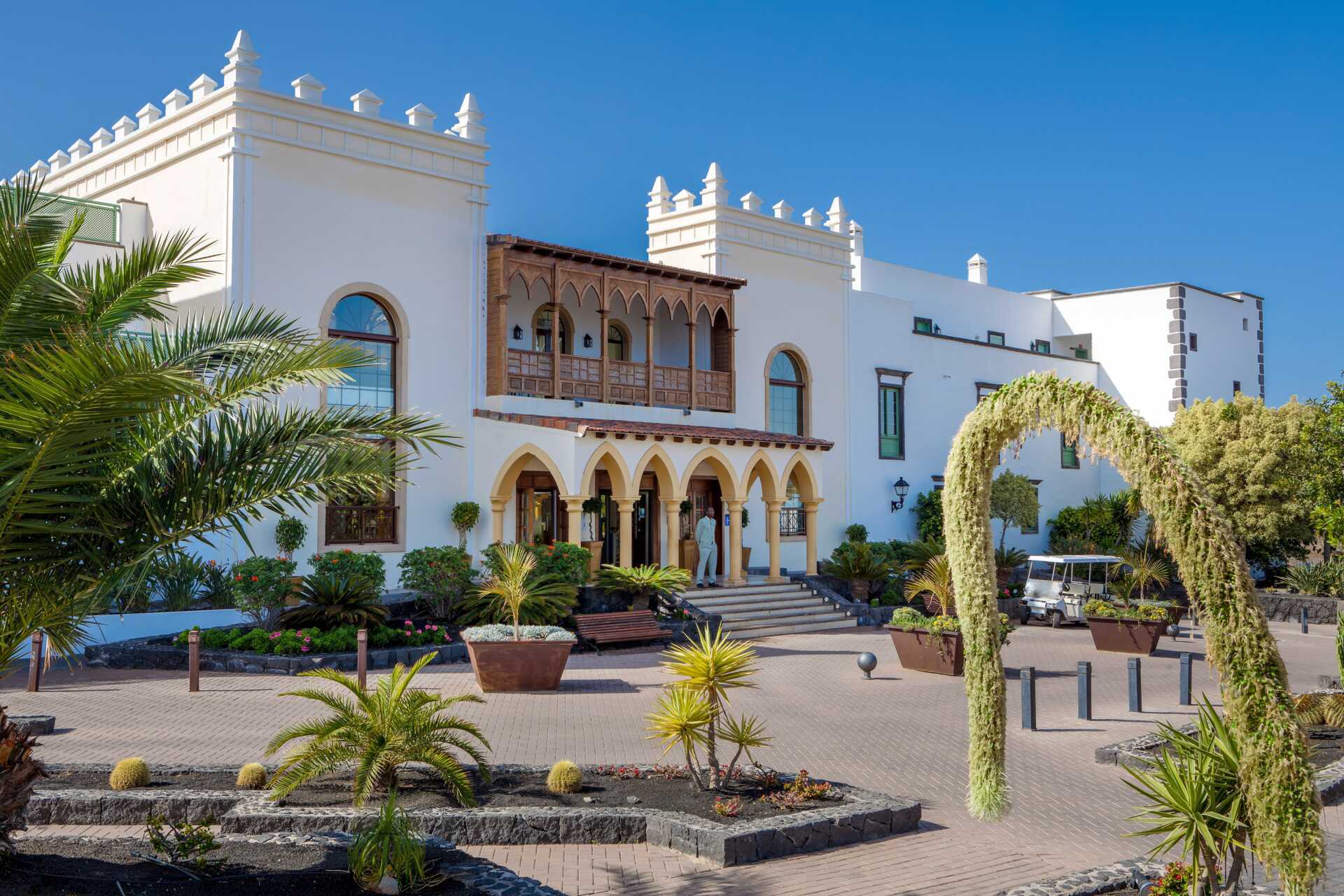 Entré på hotell Gran Castillo Tagoro Family & Fun, Lanzarote.