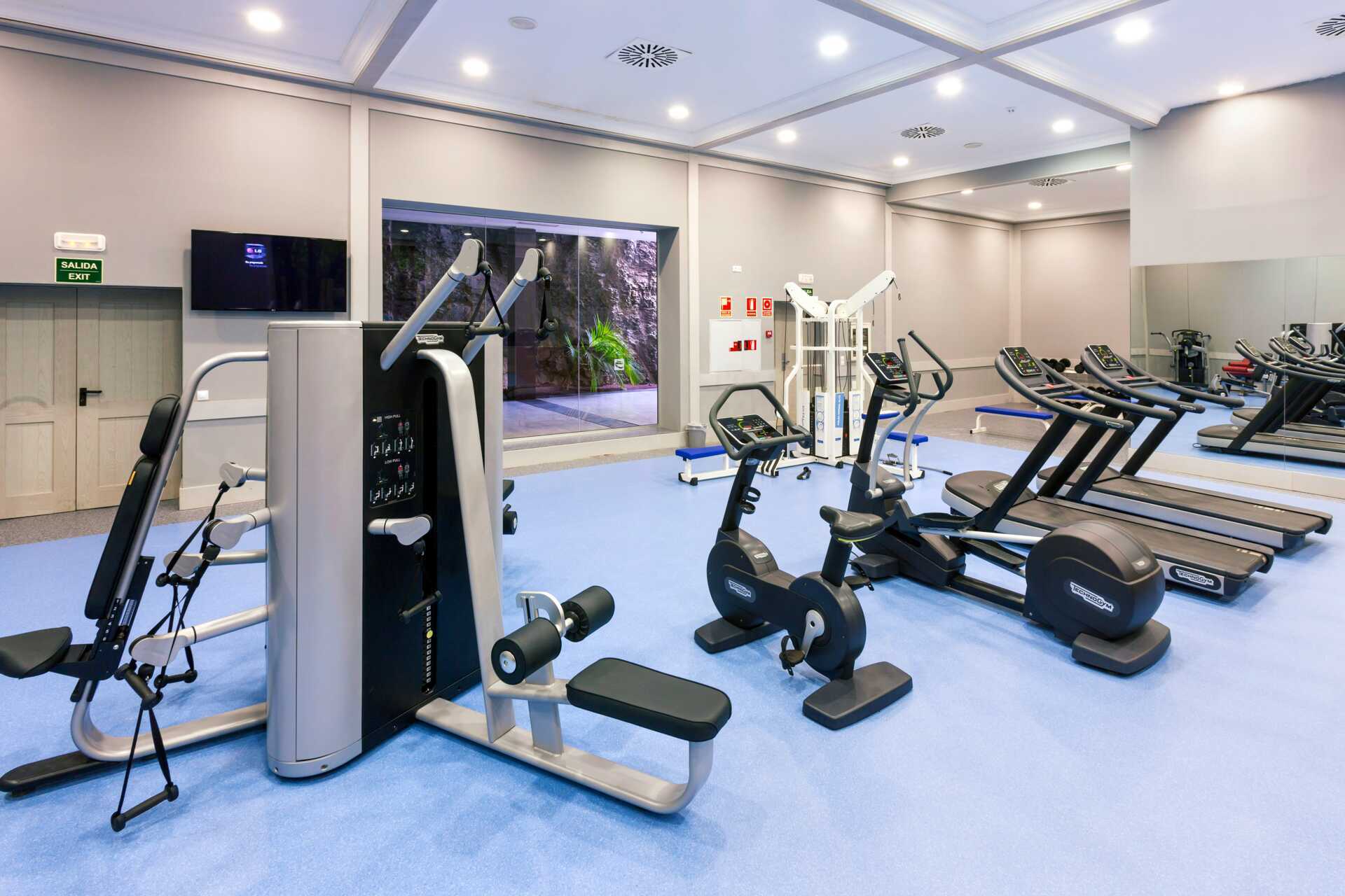 Gym på hotell Gran Castillo Tagoro Family & Fun på Lanzarote, Spanien.