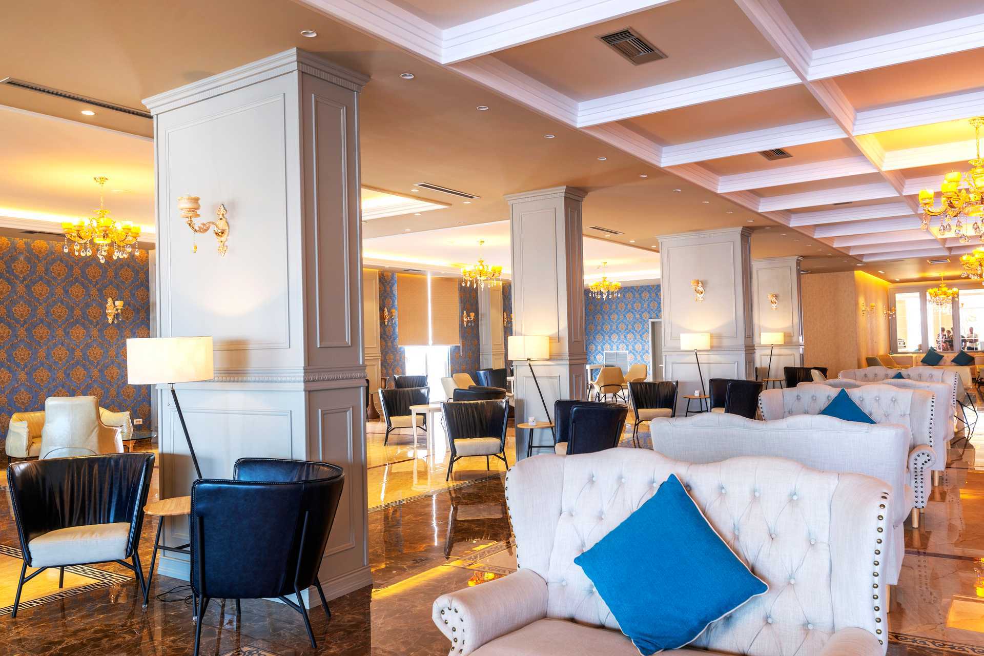 Hotell Fafa Grand Blue i Durres Riviera i Albanien.