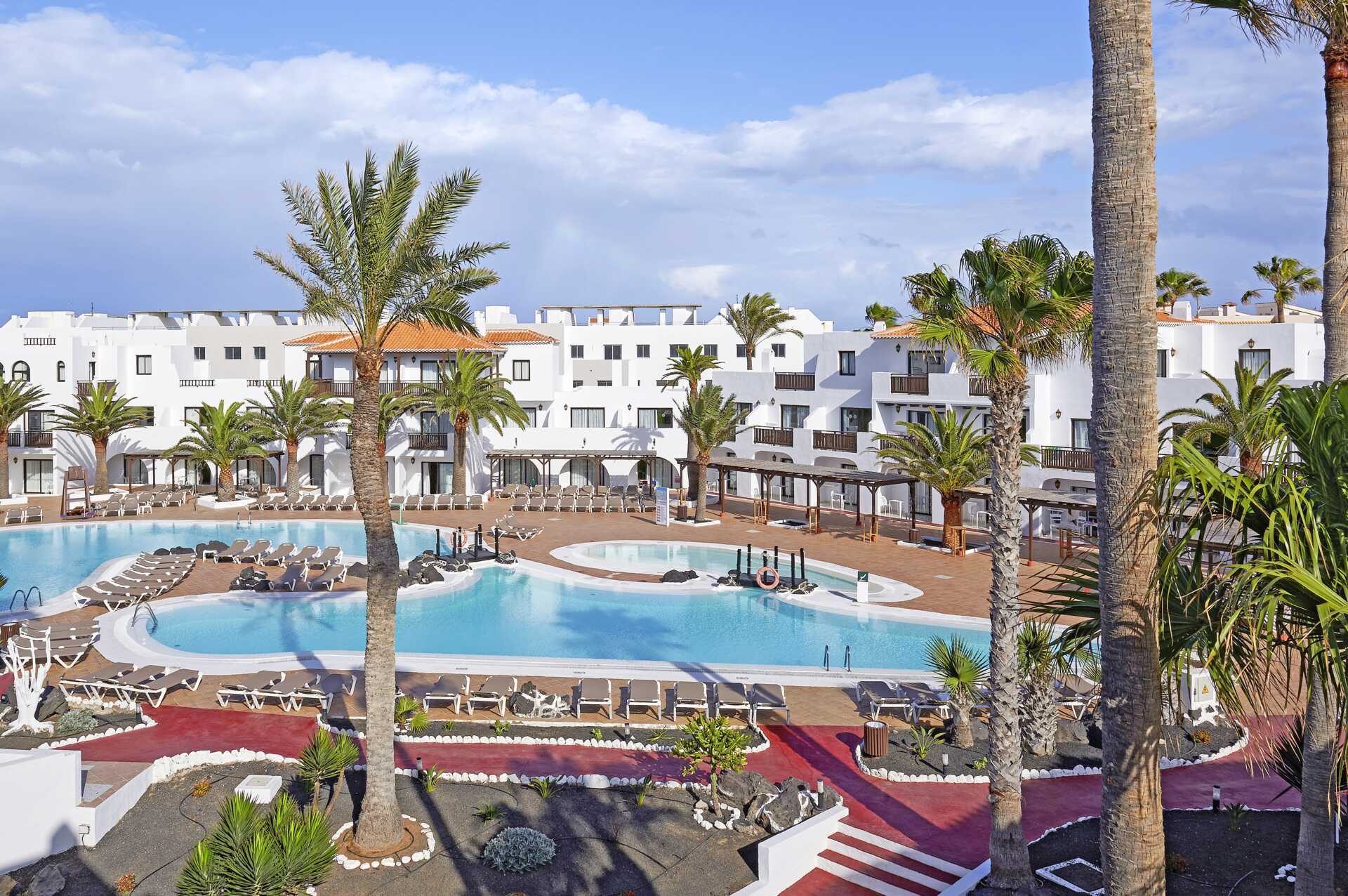 Poolområdet på hotell Hesperia Bristol Playa, Fuerteventura.