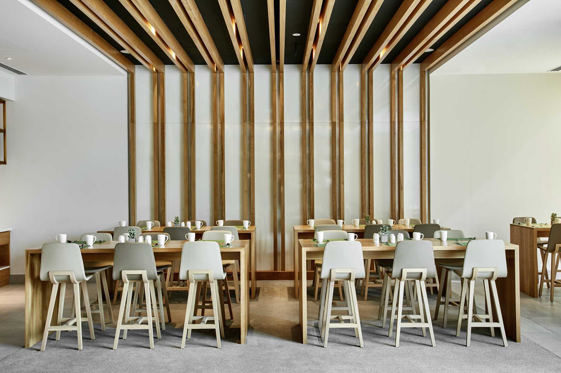 Restaurang The Garden Grille på hotell Hilton Garden Inn Mall of the Emirates i Dubai Al Barsha i Dubai, Förenade Arabemiraten.