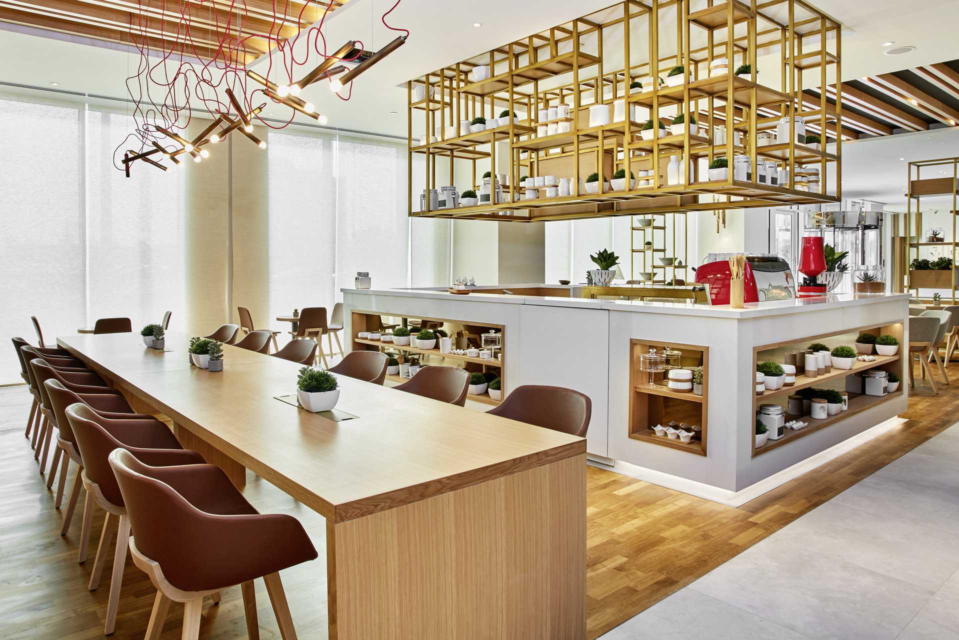 The Garden Grille på hotell Hilton Garden Inn Mall of the Emirates i Dubai Al Barsha i Dubai, Förenade Arabemiraten.