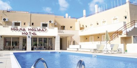 Pool på hotell Hiona Holiday i Palekastro på Kreta, Grekland.