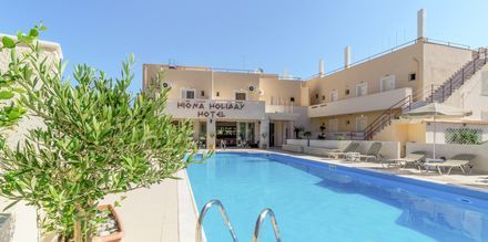 Pool på hotell Hiona Holiday i Palekastro på Kreta, Grekland.
