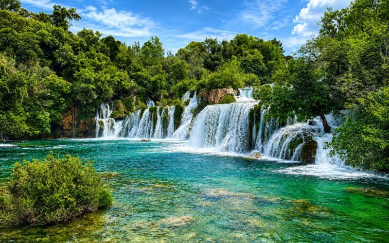 Historiska Trogir & nationalparken Krka