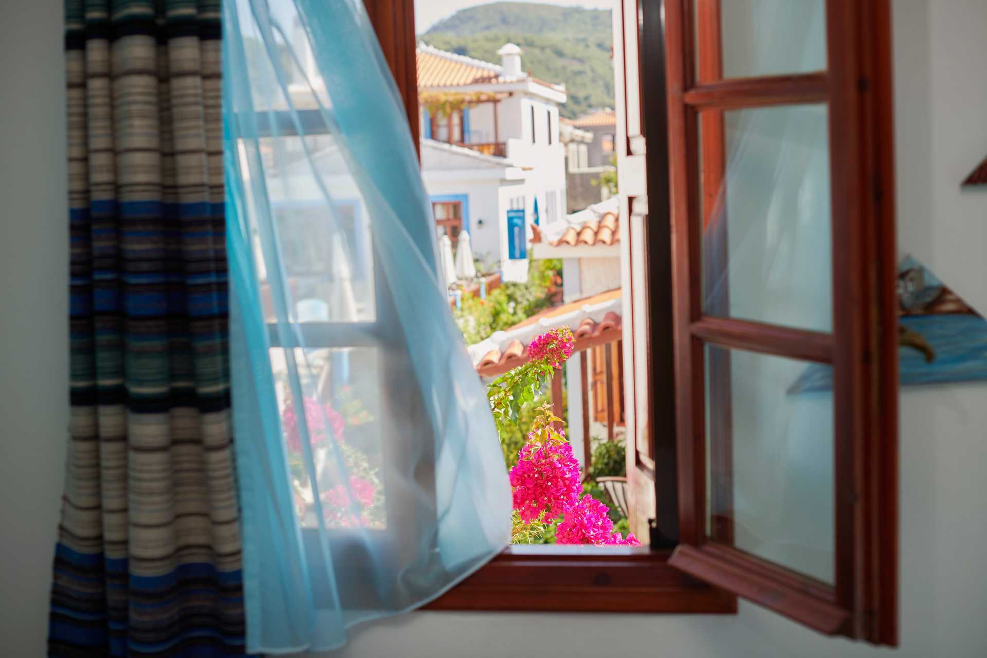 Hotell Archangelos Village i Kokkari, Samos.