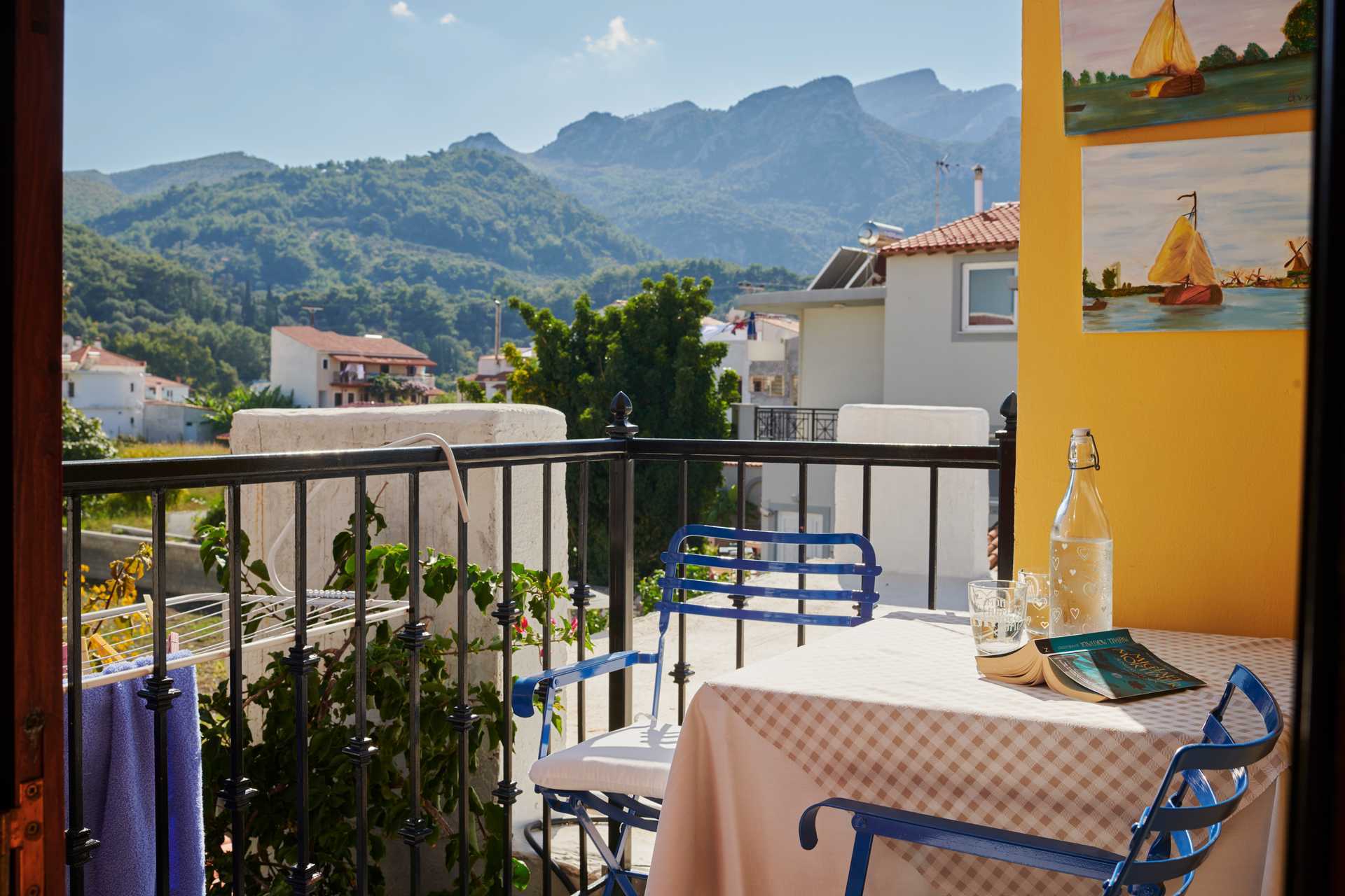 Hotell Archangelos Village i Kokkari, Samos.