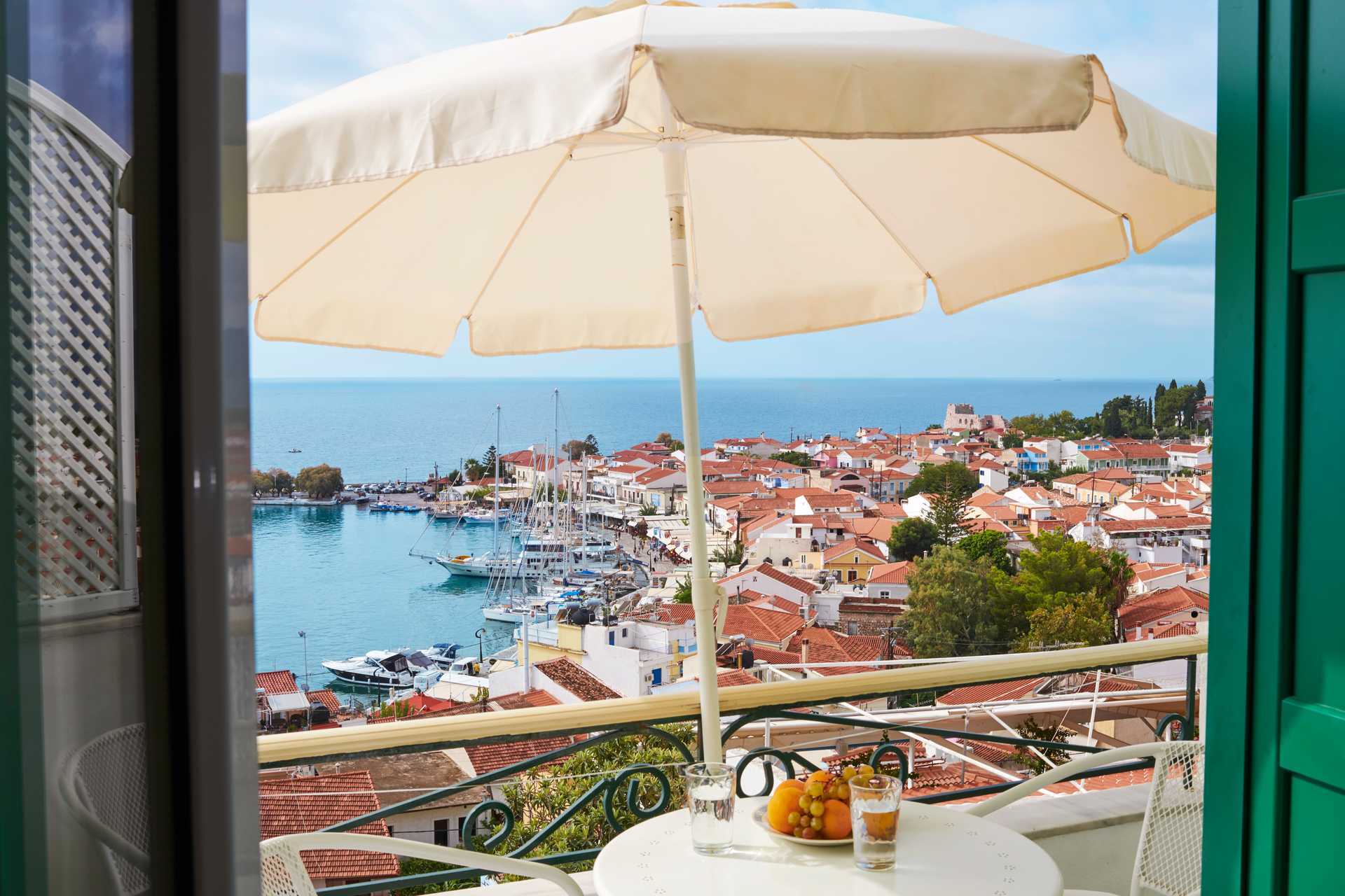 Hotell Panorama i Pythagorion på Samos, Grekland.