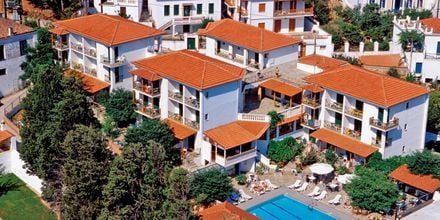 Hotell Ionia på Skopelos, Grekland.