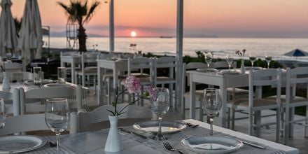 Strandbaren på hotell Iperion i Rethymnon, Kreta.