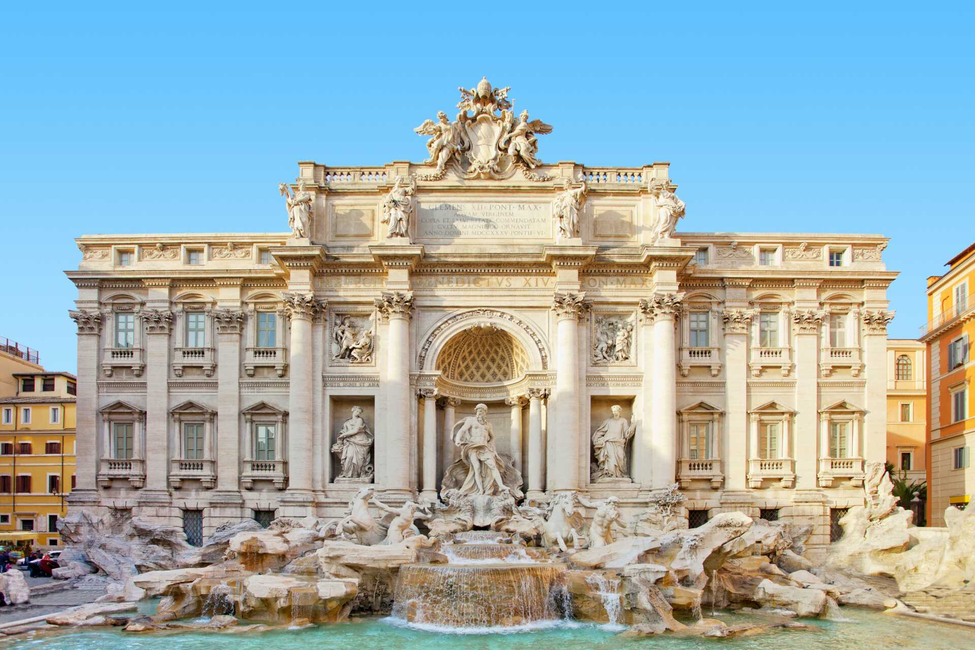Fontana di Trevi i Rom, Italien.